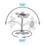 Ισχυρή Βάση Κινητού Με Μικροβεντούζες Γκρί - Image 2