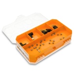 Κασετίνα Οργάνωσης Dual Side 10 Θέσεων πορτοκαλί medium - Image 3