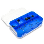 Κασετίνα Οργάνωσης Dual Side 10 Θέσεων μπλε medium - Image 2