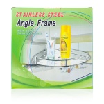 Γωνιακό Ράφι Γυαλί Μέταλλο - Image 3