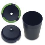 Σταχτοδοχείο Μαύρο-Πράσινο - Image 2