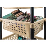 Τροχήλατος Εργαλειοφορέας Μπεζ Πλαστικό - Image 2