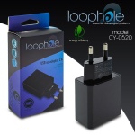 LOOPHOLE Premium Travel Adapter 2.1A Black - Image 3
