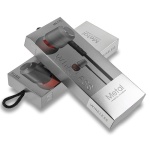 Magnetic Metal Headset BT V4.2 MS-T15 Silver - Image 2