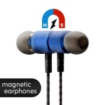 Magnetic BT Headset AZ-26 Blue - Image 2