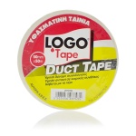 LOGO Πλατιά Υφασμάτινη Ταινία 50μμ x 50m Λευκή