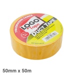 LOGO Πλατιά Υφασμάτινη Ταινία 50mm x 50m Kίτρινη - Image 2