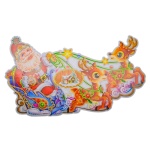 Χριστουγεννιάτικη Διακόσμηση Τοίχου 3D 59*40cm - Image 2