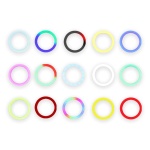 LED Ring light 33cm RGB 25W Black - Image 2