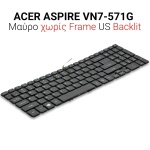 Πληκτρολόγιο ACER VN7-571G US WITH BACKLIGHT - Image 2