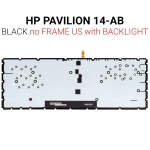 Πληκτρολόγιο HP PAVILION 14-AB No FRAME LED US - Image 3