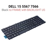 Πληκτρολόγιο DELL 15 5567 ΝΟ FRAME US RED BACKLIGHT - Image 2