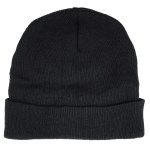 Πλεκτός Σκούφος Μαύρος - Image 3