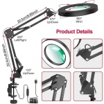 Μεγεθυντικός Φακός x5 με Φωτισμό LED USB - Image 2