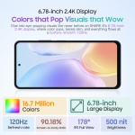 BLACKVIEW SHARK 8 (8GB+256GB) NFC Smartphone GALAXY BLUE - Image 3