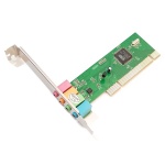 POWERTECH Κάρτα Επέκτασης PCI to 6 channel Audio, Chipset CM8738