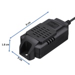 SONOFF Aισθητήρας θερμοκρασίας και υγρασίας SI7021, WiFi, 2.5mm, μαύρο - Image 4