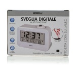 Ψηφιακό Ρολόϊ LED Projector Λευκό - Image 3