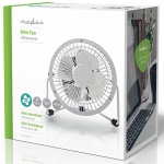 Nedis Metal Mini Fan Λευκό - Image 3