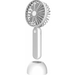 Platinet Rechargeable Desk Fan 1200 mah Ανεμιστηράκι Χειρός USB Επαναφορτιζόμενο Γκρι - Image 3