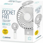 Platinet Rechargeable Desk Fan with Powerbank 4000 mah Λευκό - Image 2