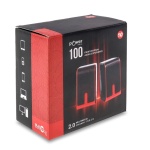 USB Ηχεία 2.0 Black P100 - Image 2