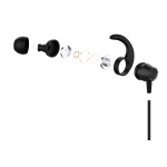 YISON earphones E14 με μαγνήτη, Bluetooth, 10mm, 65mAh, μαύρα - Image 3
