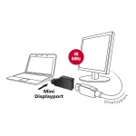 DELOCK αντάπτορας mini DisplayPort σε DisplayPort 65626, 4K, 90° - Image 2