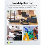 GOOBAY καλώδιο USB σε RS-232 68875, 1 Mbit/s, 1.5m, διάφανο - Image 3