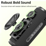 TRONSMART φορητό ηχείο Mirtune C3 Plus, 30W, Bluetooth, 5200mAh, IPX7, μαύρο - Image 3