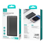 USAMS power bank US-CD205, 2x USB θύρες εξόδου, 10000mAh, 10W, μαύρο - Image 3