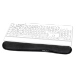 DELOCK στήριγμα καρπού για πληκτρολόγιο/laptop 12558, 20x85x465mm, μαύρο - Image 2
