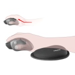 DELOCK στήριγμα καρπού για ποντίκι 12602, 25x115x165mm, μαύρο - Image 2