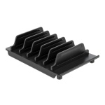 DELOCK βάση κινητών & tablet 18366, έως 6 συσκευές, μαύρη