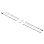 DELOCK μεταλλικός σφιγκτήρας καλωδίων 18770, 500x4.6mm, 10τμχ