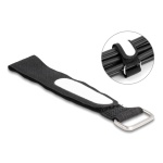 DELOCK ιμάντες τύπου Velcro 19606, 20.3 x 2cm, μαύρος, 5τμχ