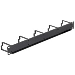DELOCK cable management 42496 για rack 19"/1U, 5x γάντζοι, μαύρο - Image 2