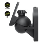 GOOBAY επιτοίχια βάση ηχείων 49393, έως 3.5kg, μαύρο - Image 2