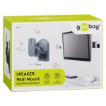 GOOBAY επιτοίχια βάση ηχείων 49393, έως 3.5kg, μαύρο - Image 5