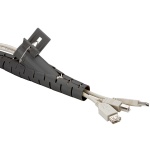 GOOBAY δεματικό καλωδίων 51924, πλαστικό, Φ20mm, 2.5m, μαύρο - Image 2