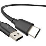 CABLETIME καλώδιο USB-C σε USB U323A, 3A, 480Mbps, 0.25m, μαύρο