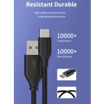 CABLETIME καλώδιο USB-C σε USB U323A, 3A, 480Mbps, 1m, μαύρο - Image 2