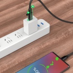 CABLETIME αντάπτορας USB-C σε USB CT-AMCF, 2.1A, 5Gbps, γκρι - Image 3