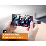 CABLETIME αντάπτορας USB-C σε USB CT-CMAFOTG, 5Gbps, γκρι - Image 3