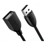 CABLETIME καλώδιο προέκτασης USB CT-AMAF2, 3A, 480Mbps, 1m, μαύρο