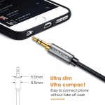 CABLETIME καλώδιο ήχου 3.5mm σε 2x RCA CT-P12G, 1.8m, μαύρο - Image 3