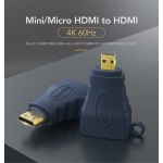 CABLETIME αντάπτορας micro HDMI σε HDMI HA16R, 4K/60Hz, μπλε - Image 2