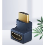 CABLETIME αντάπτορας HDMI HA11, γωνιακός, 4K/60Hz, μπλε - Image 3