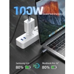 CABLETIME καλώδιο USB-C CT-CMCM2, USB 3.1, 100W, 20Gbps, 4K, 1.5m, μαύρο - Image 2