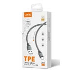 LDNIO καλώδιο Lightning σε USB LS441, 2.4A, 1m, γκρι - Image 3